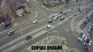 Веб-камера на перекрёстке Мусы Джалиля - 60 лет Октября 📺 Прямо сейчас смотреть онлайн