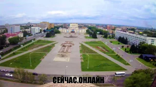 Онлайн трансляция Центральной площади (Абая) города Семей, Казахстан 📺 Прямо сейчас смотреть онлайн