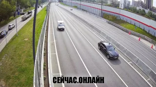 Онлайн трансляция на проспекте Багратиона — вид в сторону центра Москвы