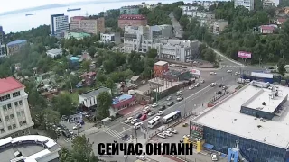 Веб-камера на Океанском проспекте, Владивосток 📺 Прямо сейчас смотреть онлайн