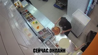 Онлайн трансляция в пиццерии «Додо Пицца» на улице Баумана, Мурманск