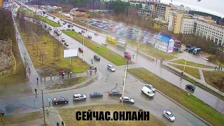 Онлайн трансляция на перекрёстке Древлянка — Лесной