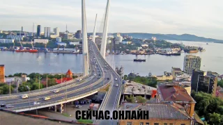 Онлайн трансляция с видом на «Золотой мост» во Владивостоке