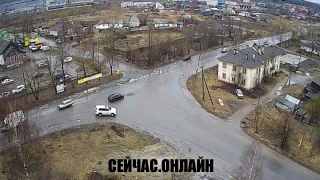 Веб-камера на перекрёстке Гвардейская - Ключевая в Петрозаводске 📺 Прямо сейчас смотреть онлайн