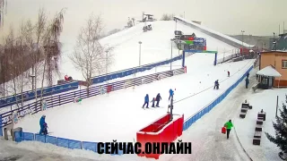 Онлайн трансляция на детском склоне №8, спортивный комплекс «КАНТ», Москва