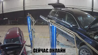 Веб-камера у автоподъёмников автосервиса «НемецАвто», Серпухов 📺 Прямо сейчас смотреть онлайн