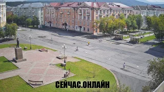 Веб-камера у сквера имени Ленина в Трёхгорном 📺 Прямо сейчас смотреть онлайн