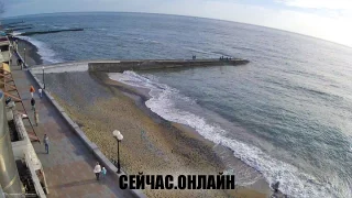 Веб-камера на пляже возле ресторана «Старгород», Сочи 📺 Прямо сейчас смотреть онлайн