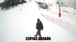 Онлайн трансляция на 3-м склоне горнолыжного курорта «Сорочаны», Московская область