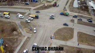 Веб-камера на перекрёстке Зимняя - Интернациональная 📺 Прямо сейчас смотреть онлайн